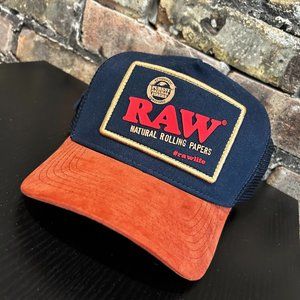 RAW Rolling Papers - Mesh / Suede Trucker Joint Snapback